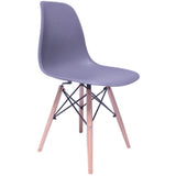 Sillas Eames Replica Set de 4 Sillas Gris Diseño Silla de Diseno Decoración Interior Vanguardista