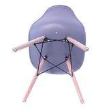 Sillas Eames Replica Set de 4 Sillas Gris Diseño Silla de Diseno Decoración Interior Vanguardista