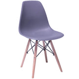 Sillas Eames Replica Set de 4 Sillas Gris Diseño Silla de Diseno Decoración Interior Vanguardista
