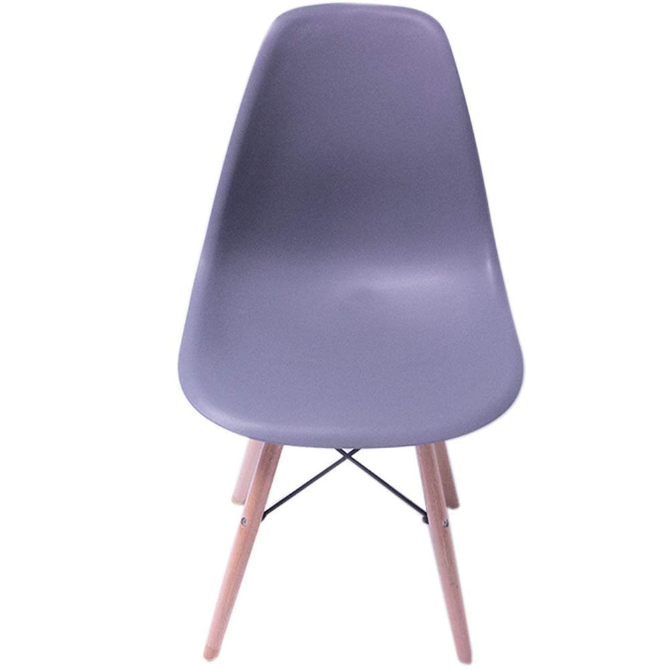 Sillas Eames Replica Set de 4 Sillas Gris Diseño Silla de Diseno Decoración Interior Vanguardista