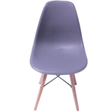 Sillas Eames Replica Set de 4 Sillas Gris Diseño Silla de Diseno Decoración Interior Vanguardista