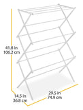 WHITMOR 6023-741 Floor-standing rack Blanco - Secadora de ropa (749 mm, 368 mm, 1062 mm, 1.86 kg, 1 pieza(s))