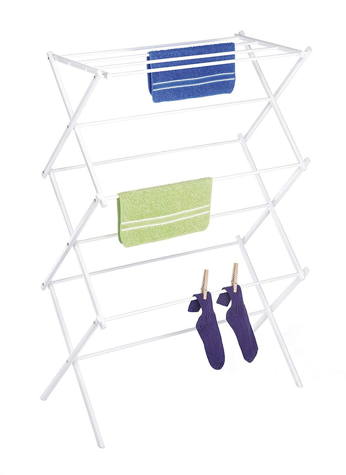 WHITMOR 6023-741 Floor-standing rack Blanco - Secadora de ropa (749 mm, 368 mm, 1062 mm, 1.86 kg, 1 pieza(s))