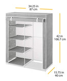 Whitmor - Juego de Ropa compacta